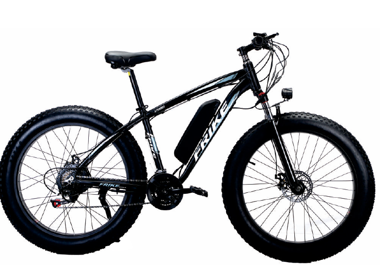 TOJEN Catalog 55 fat tire e-bike with 26 inch wheels and 4.0 inch wide tires